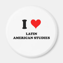 Eu amo estudos latino-americanos imãs de refrigerador