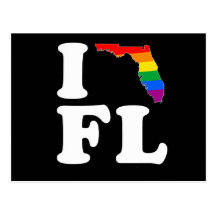 EU AMO FLORIDA ALEGRE -- BRANCO - .png Cartao Postal