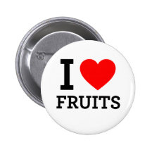 Eu amo frutas botons