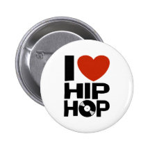 Eu amo Hip Hop Botons