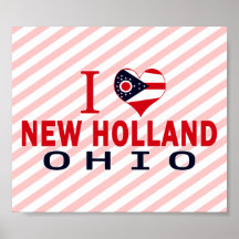 Eu amo Holland novo, Ohio Posteres