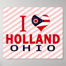 Eu amo Holland, Ohio Posteres