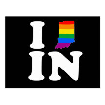 EU AMO INDIANA ALEGRE - BRANCO - .PNG CARTOES POSTAIS