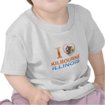 Eu amo Kilbourne, IL Tshirts