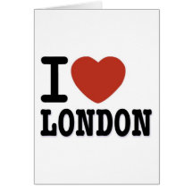 EU AMO LONDRES CARTAO