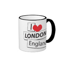 Eu amo Londres Inglaterra Caneca