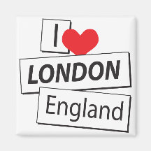 Eu amo Londres Inglaterra Imã