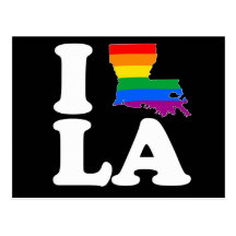 EU AMO LOUISIANA ALEGRE - BRANCO - .PNG CARTAO POSTAL