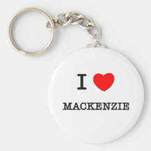 Eu amo Mackenzie Chaveiros