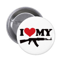Eu amo meu AK47 Botons