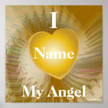 Eu amo meu anjo Poster-Personalizo