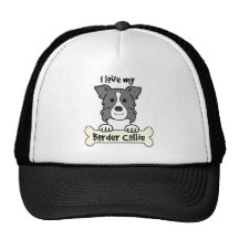 Eu amo meu border collie bone