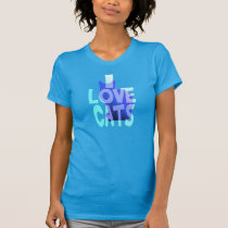EU AMO MEU CAT camisetas