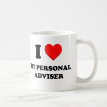 Eu amo meu conselheiro pessoal caneca