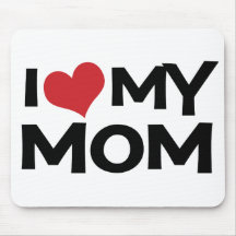 Eu amo meu dia das mães Mousepad da mamã