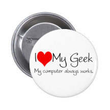 Eu amo meu geek pins