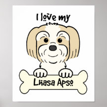 Eu amo meu Lhasa Apso Poster