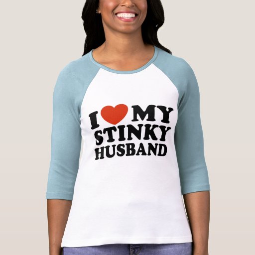 Eu amo meu marido fedido t-shirt