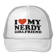 Eu amo meu namorada Nerdy Bonés