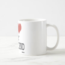 Eu amo meu namorado caneca