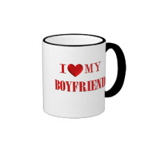 Eu amo meu namorado caneca