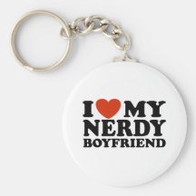 Eu amo meu namorado Nerdy Chaveiro