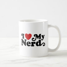 Eu amo meu nerd caneca