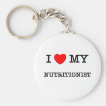 Eu amo meu NUTRICIONISTA Chaveiros
