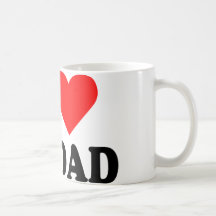 Eu amo meu pai caneca