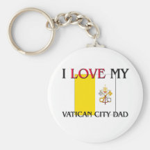 Eu amo meu pai da Cidade do Vaticano Chaveiros