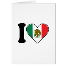 Eu amo México Cartao