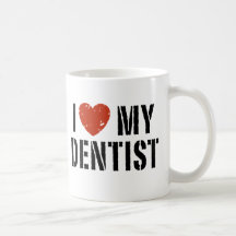 Eu amo minha caneca do dentista