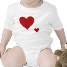 eu amo minha mamã - corações dobro tshirt