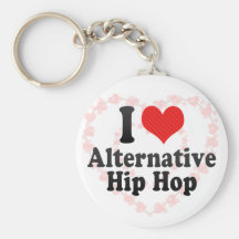 Eu amo o alternativo+Hip Hop Chaveiros