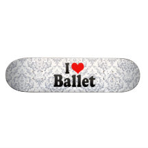 Eu amo o balé skates