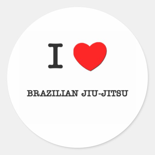 Eu amo o brasileiro Jiu Jitsu Adesivo Zazzle Advance Artesanato Osasco ~ Eu amo o brasileiro Jiu Jitsu Adesivo Zazzle