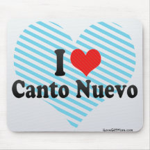 Eu amo o Canto Nuevo Mousepads