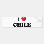 Eu amo o Chile Adesivos