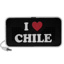 Eu amo o Chile Caixinhas De Som Para Laptop