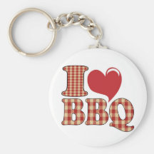Eu amo o CHURRASCO Chaveiro