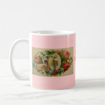 Eu amo o copo de chá de madeira da caneca de café 