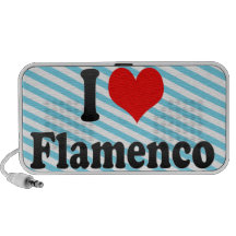 Eu amo o Flamenco Caixinha De Som Para Laptop