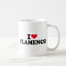 Eu amo o Flamenco Caneca