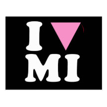 EU AMO O GAY MI - BRANCO - .PNG CARTÃO POSTAL