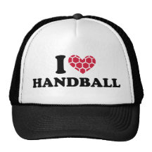 Eu amo o handball boné