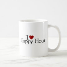 Eu amo o happy hour canecas