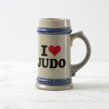 Eu amo o judo caneca