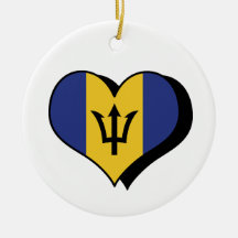 Eu amo o ornamento de Barbados