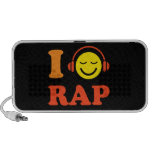 Eu amo o smiley do música rap com auto-falante dos caixinha de som para mini