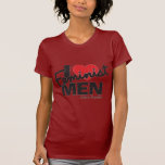 Eu amo o T feminista dos homens Camiseta